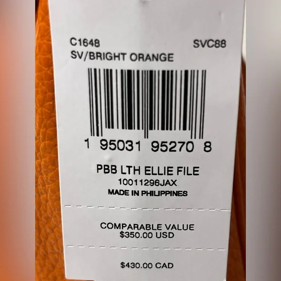 NWT Coach Ellie File Pebble Leather Crossbody Bag - Picture 8 of 9